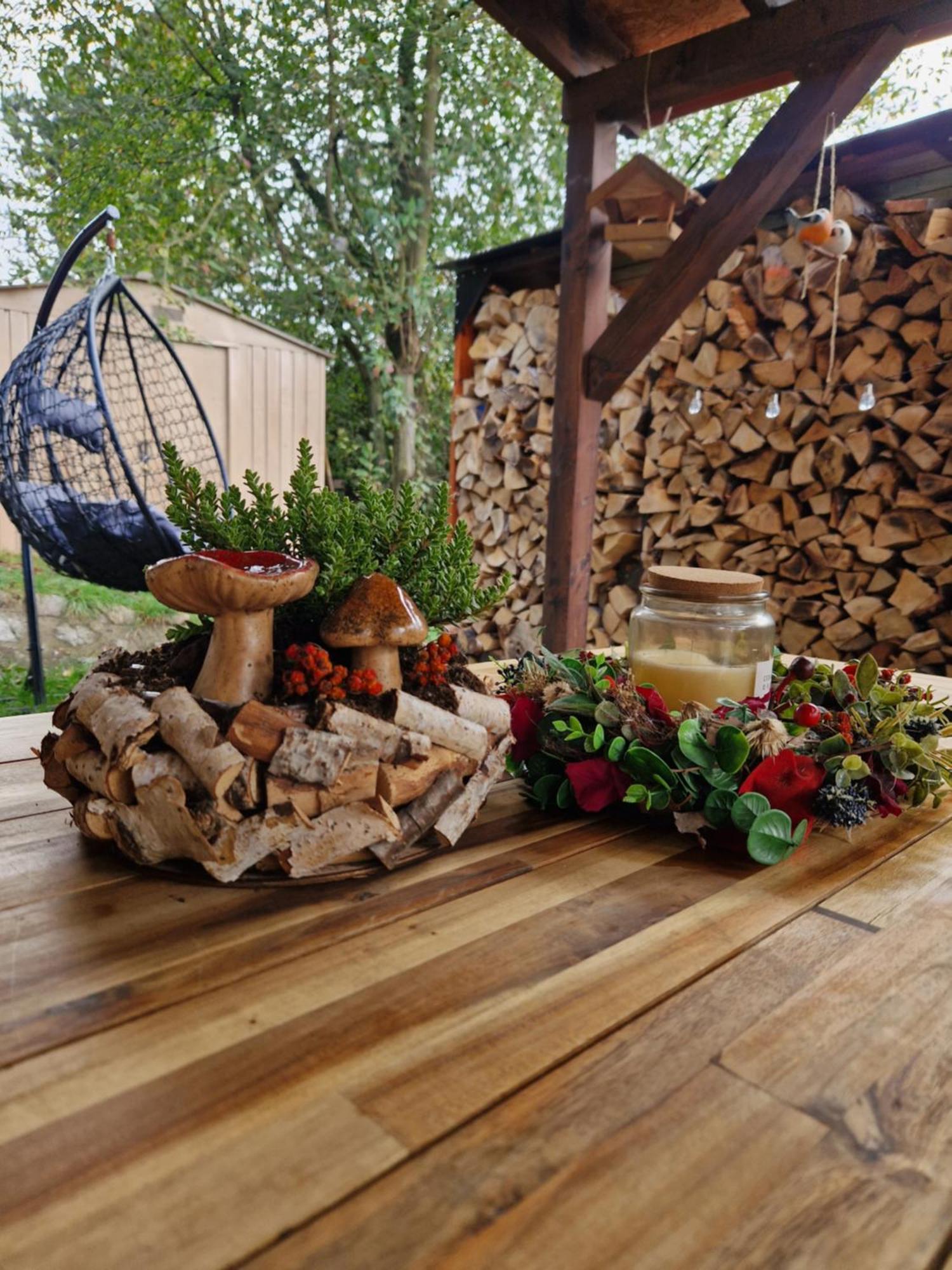 Chata Jeleni Drevenice S Vlastni Virivkou Horni Halze Ngoại thất bức ảnh
